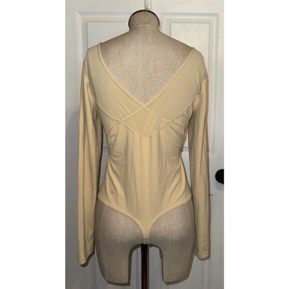 Lululemon Align Mesh Bodysuit *Special Edition Prosecco Size 10 NULU - Picture 2 of 7